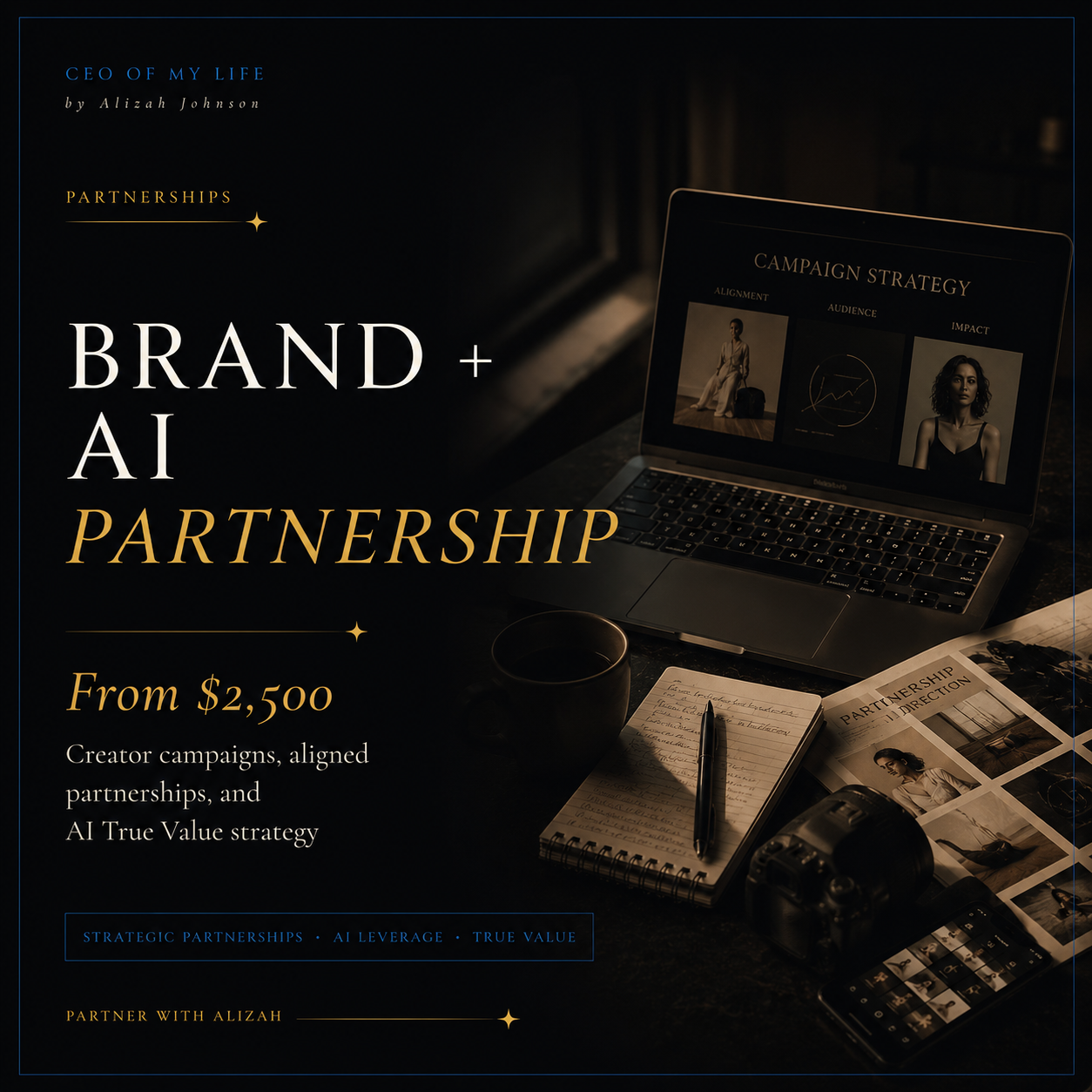 Brand + AI Partnership with Alizah — CEO of My Life