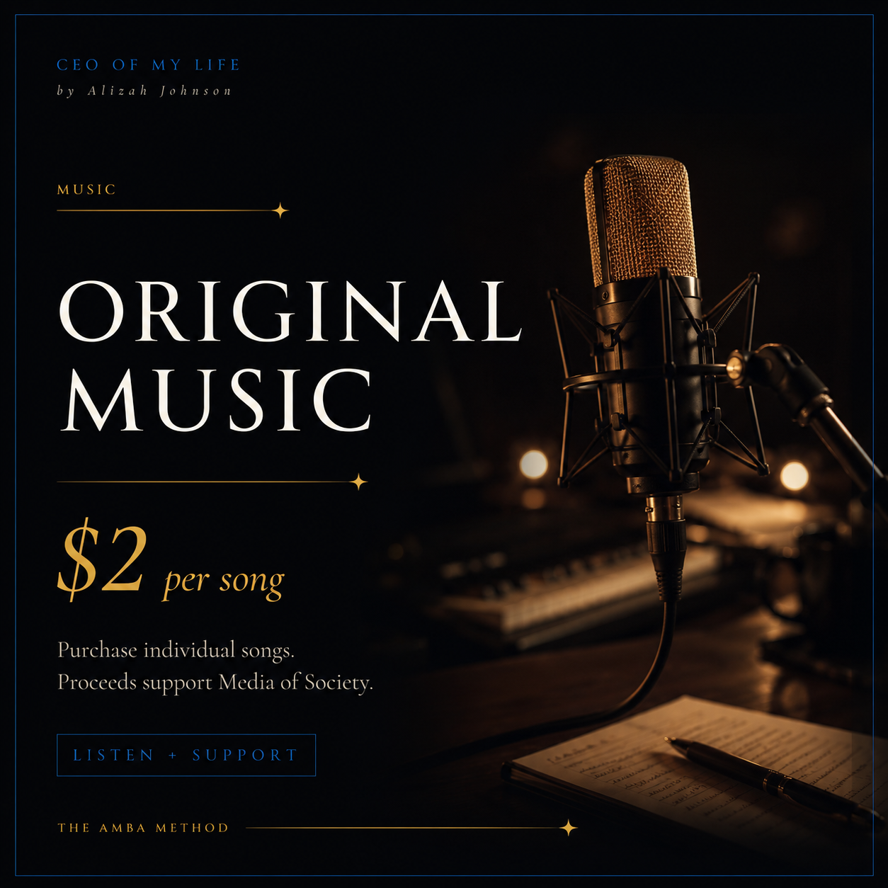 Original Music by Alizah — buy individual songs to support Media of Society